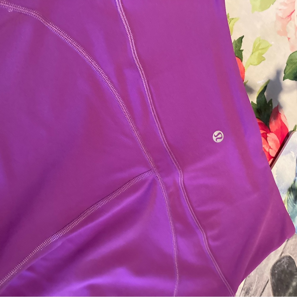 Lululemon Purple Athletic wide long leggings size 10